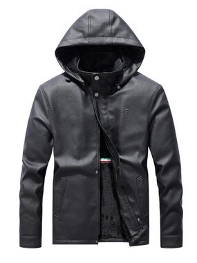 F Collections Vegan Leather Jacket